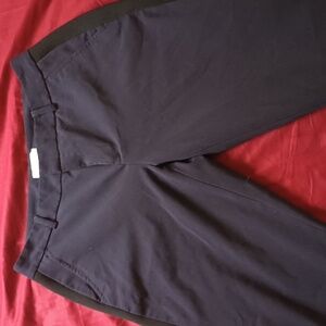 Calvin Klein Dark Navy Blue And Black Women's Dress Pants